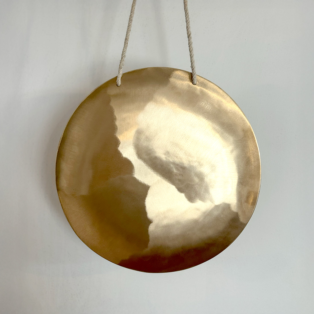 Handheld Moon Plate Gong - 35cm