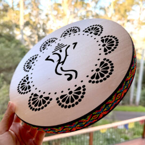 Ganesh Mandala Ocean Drum - 25cm